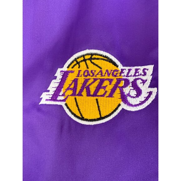 Los Angeles Lakers Boys Youth Reversible Puffer Jacket XL 18–20 Reebok RFF10658 - Picture 10 of 11